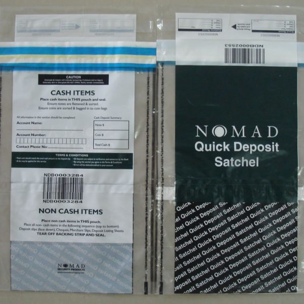 Tampervoid SCEC endorsed deposit bags